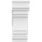 Ekena Millwork Standard Olympic Architectural Grade PVC Bracket with Traditional Ends, 5"W x 12"D x 14"H BKTP05X12X14OLY01 - alternate 4